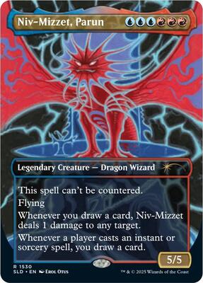 Niv-Mizzet, Parun (Rainbow Foil) card from Secret Lair Drop Series