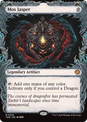 Mox Jasper (Showcase) card from Tarkir: Dragonstorm
