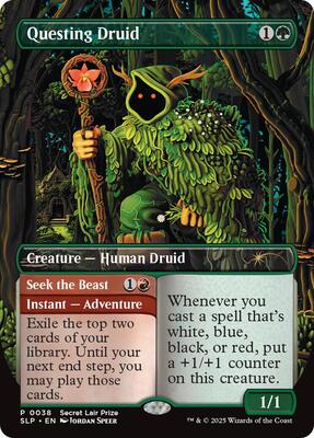 Questing Druid card from Secret Lair Showdown