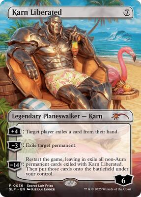 Karn Liberated card from Secret Lair Showdown