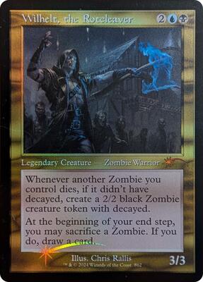 Wilhelt, the Rotcleaver (Retro Frame) card from Secret Lair Drop Series