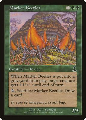 Marker Beetles card from Urza's Destiny