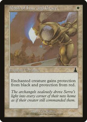 Mask of Law and Grace card from Urza's Destiny