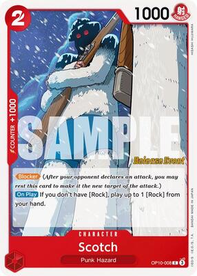 Scotch card from Royal Blood Release Event Cards