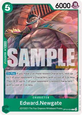 Edward.Newgate card from Royal Blood Release Event Cards