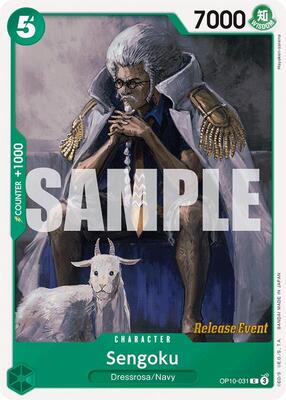Sengoku card from Royal Blood Release Event Cards