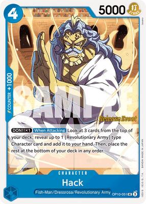 Hack card from Royal Blood Release Event Cards