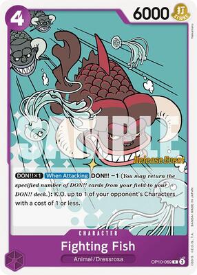 Fighting Fish card from Royal Blood Release Event Cards