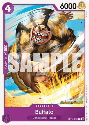 Buffalo card from Royal Blood Release Event Cards