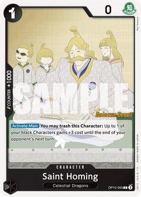 Saint Homing card from Royal Blood Release Event Cards