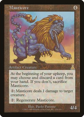 Masticore card from Urza's Destiny