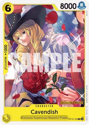 Cavendish (105) card from Royal Blood Release Event Cards