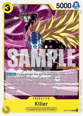 Killer card from Royal Blood Release Event Cards