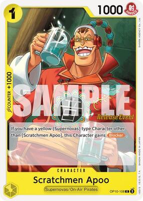 Scratchmen Apoo card from Royal Blood Release Event Cards