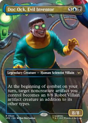 Doc Ock, Evil Inventor (Borderless) card from Marvel's Spider-Man: Eternal-Legal