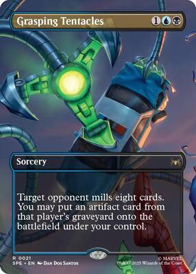 Grasping Tentacles (Borderless) card from Marvel's Spider-Man: Eternal-Legal