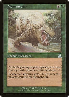 Momentum card from Urza's Destiny