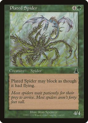 Plated Spider card from Urza's Destiny