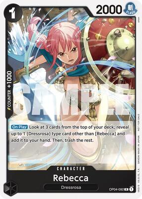Rebecca (Tournament Pack 2025 Vol. 2) card from One Piece Promotion Cards