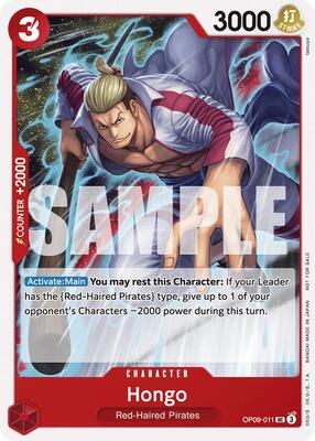 Hongo (Tournament Pack 2025 Vol. 2) card from One Piece Promotion Cards