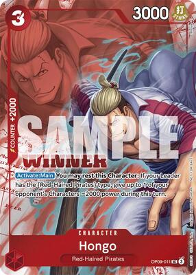 Hongo (Winner Pack 2025 Vol. 2) card from One Piece Promotion Cards