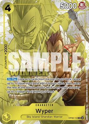 Wyper (Winner Pack 2025 Vol. 2) card from One Piece Promotion Cards