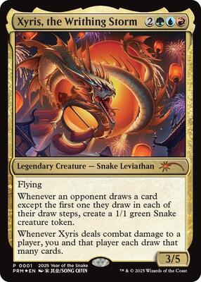 Xyris, the Writhing Storm (Year of the Snake 2025) card from Standard Showdown Promos