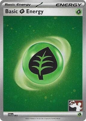 Basic Grass Energy - 001 (Cosmos Holo) card from Prize Pack Series Cards
