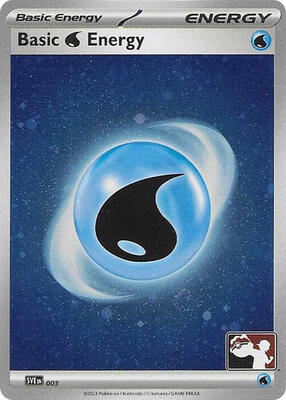 Basic Water Energy - 003 (Cosmos Holo) card from Prize Pack Series Cards