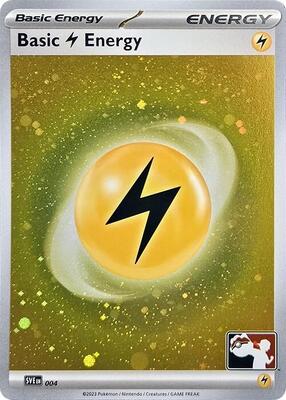 Basic Lightning Energy - 004 (Cosmos Holo) card from Prize Pack Series Cards