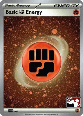 Basic Fighting Energy - 006 (Cosmos Holo) card from Prize Pack Series Cards