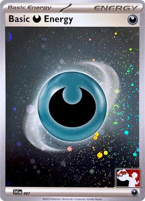 Basic Darkness Energy - 007 (Cosmos Holo) card from Prize Pack Series Cards
