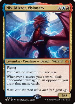 Niv-Mizzet, Visionary card from Promo Pack: Duskmourn: House of Horror