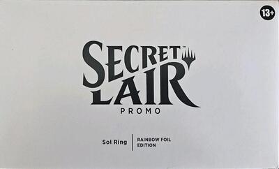 Secret Lair Drop: Secret Lair Promo: Sol Ring - Rainbow Foil Edition card from Secret Lair Drop Series