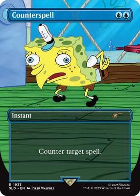 Counterspell (1933) card from Secret Lair Drop Series