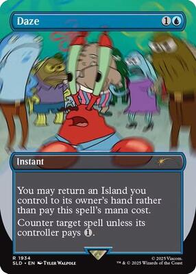 Daze card from Secret Lair Drop Series