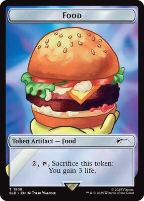 Food Token (1938) card from Secret Lair Drop Series