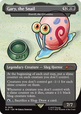 Gary, the Snail - Toxrill, the Corrosive card from Secret Lair Drop Series