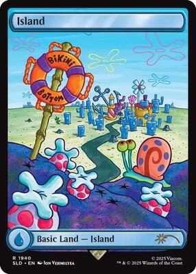 Island (1940) card from Secret Lair Drop Series