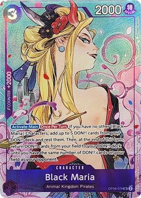 Black Maria (Illustration Box Vol.2) (Textured) card from One Piece Promotion Cards