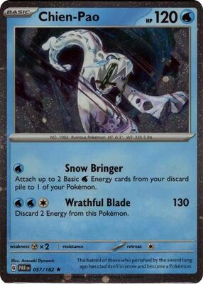 Chien-Pao - 057/182 (Cosmos Holo) card from Miscellaneous Cards & Products