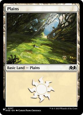 Plains (0267) (WOE) card from The List Reprints
