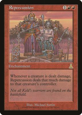 Repercussion card from Urza's Destiny