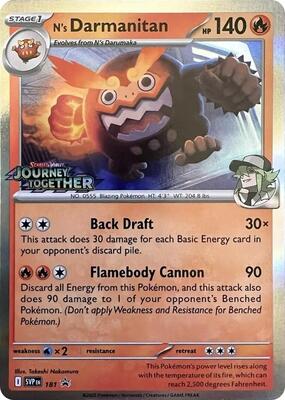 N's Darmanitan - 181 (Prerelease) card from SV: Scarlet & Violet Promo Cards