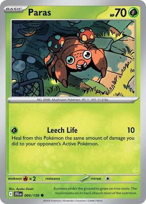 Paras card from SV09: Journey Together