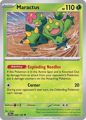 Maractus - 008/159 card from SV09: Journey Together