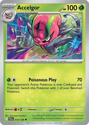 Accelgor card from SV09: Journey Together