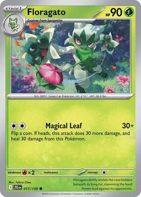 Floragato card from SV09: Journey Together