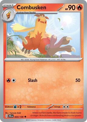 Combusken card from SV09: Journey Together
