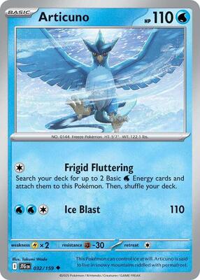 Articuno - 032/159 card from SV09: Journey Together